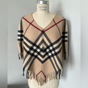 Burberry women’s poncho